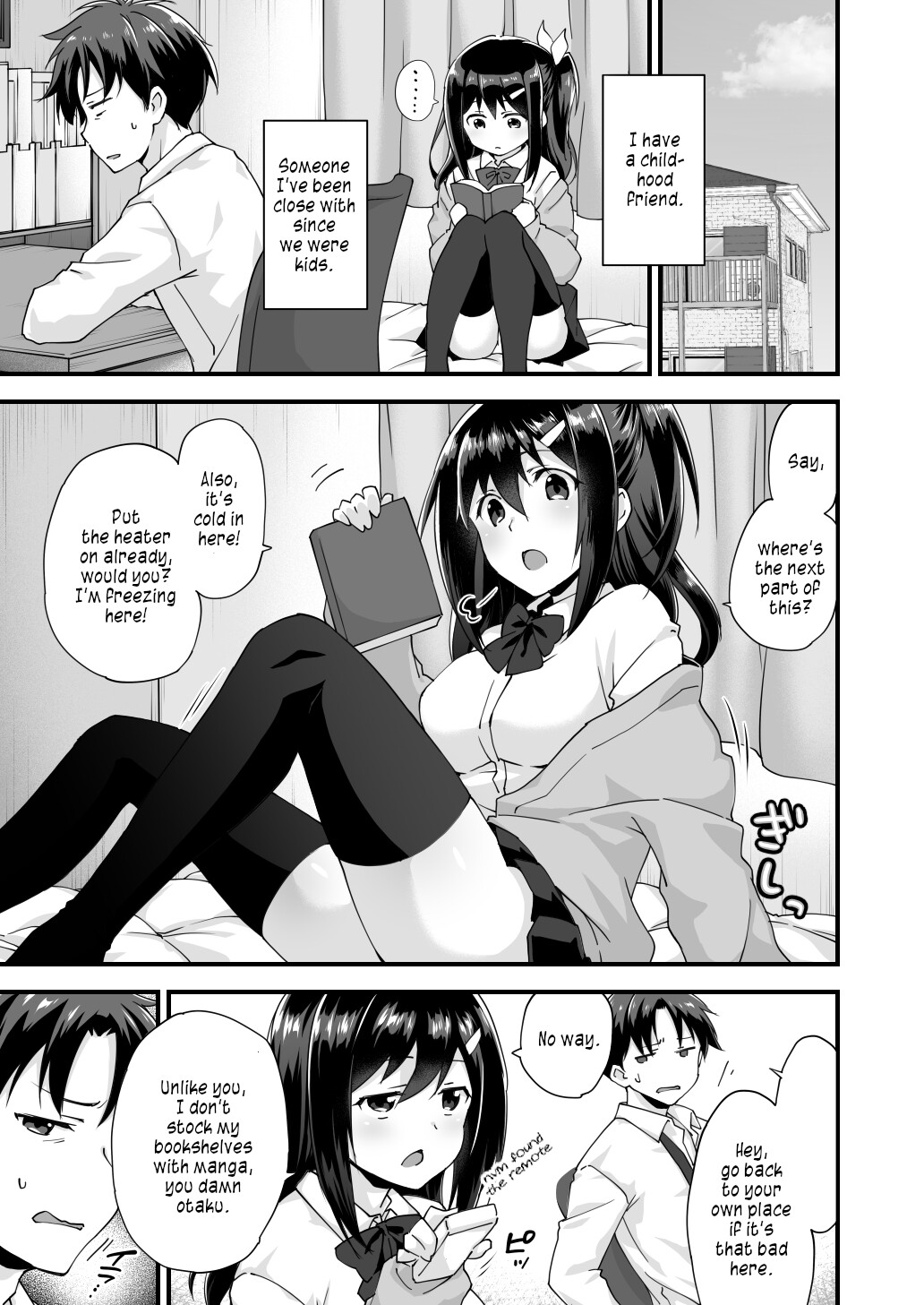 Hentai Manga Comic-Querrel Sex with a Childhood Friend-Read-2